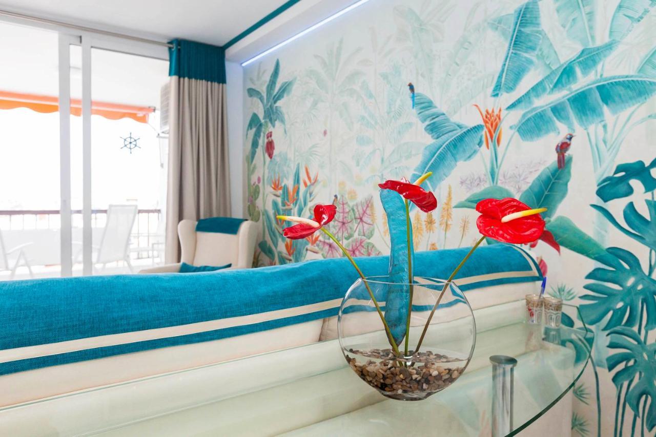 First Line Sea, Luxury Penthouse, Sea And Sunset View Vivenda Vacational Guayero 618 Los Cristianos (Tenerife) Exterior foto