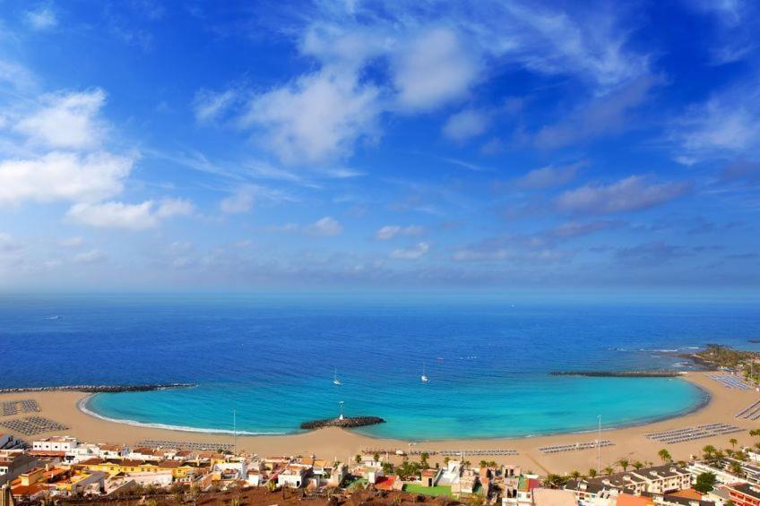 First Line Sea, Luxury Penthouse, Sea And Sunset View Vivenda Vacational Guayero 618 Los Cristianos (Tenerife) Exterior foto