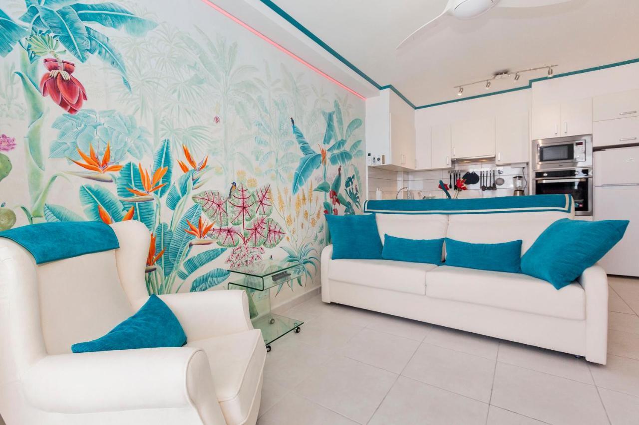 First Line Sea, Luxury Penthouse, Sea And Sunset View Vivenda Vacational Guayero 618 Los Cristianos (Tenerife) Exterior foto