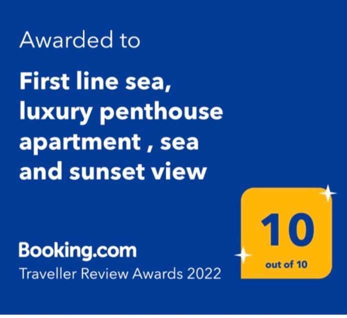 First Line Sea, Luxury Penthouse, Sea And Sunset View Vivenda Vacational Guayero 618 Los Cristianos (Tenerife) Exterior foto